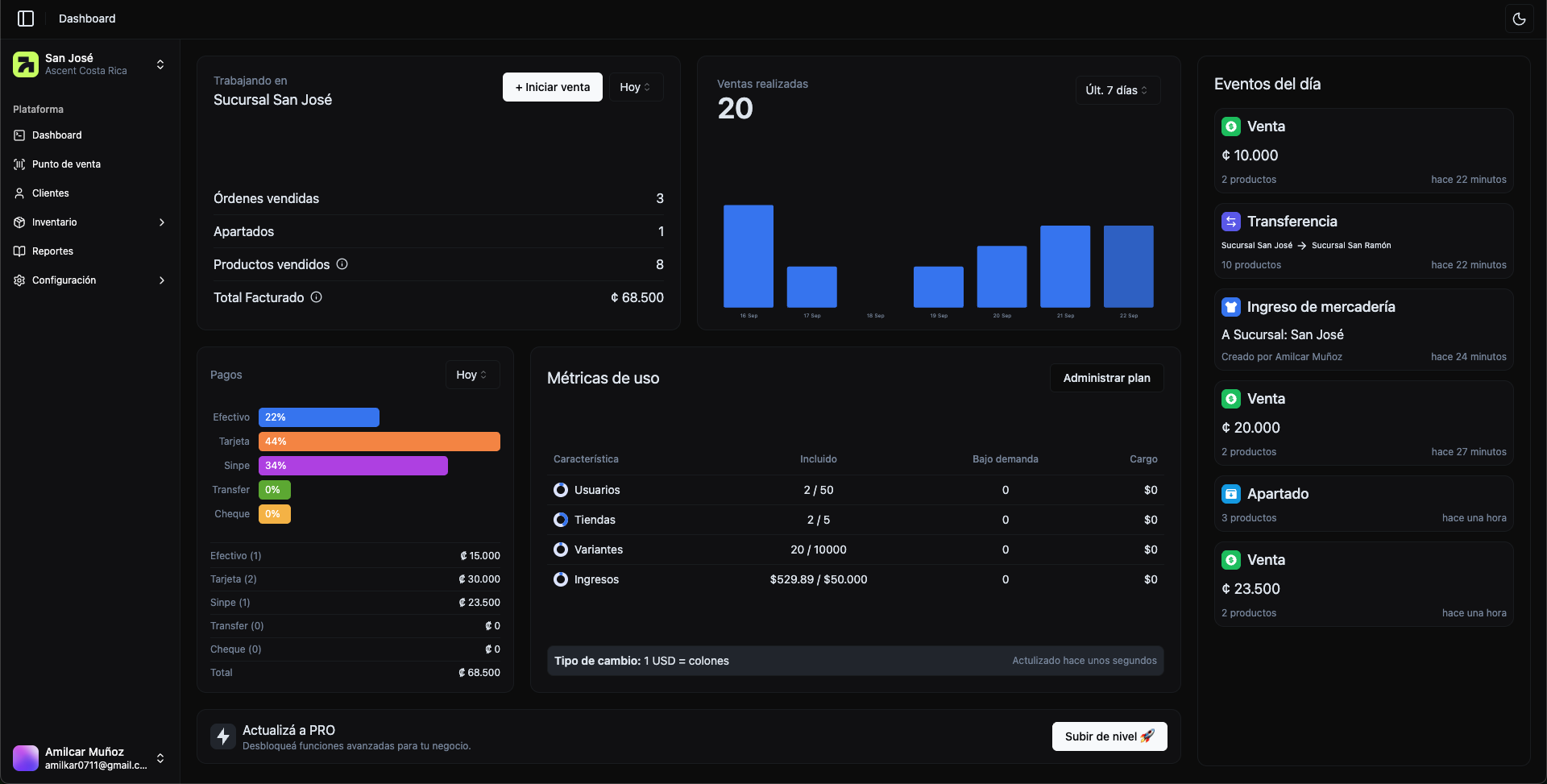 Tailark hero section